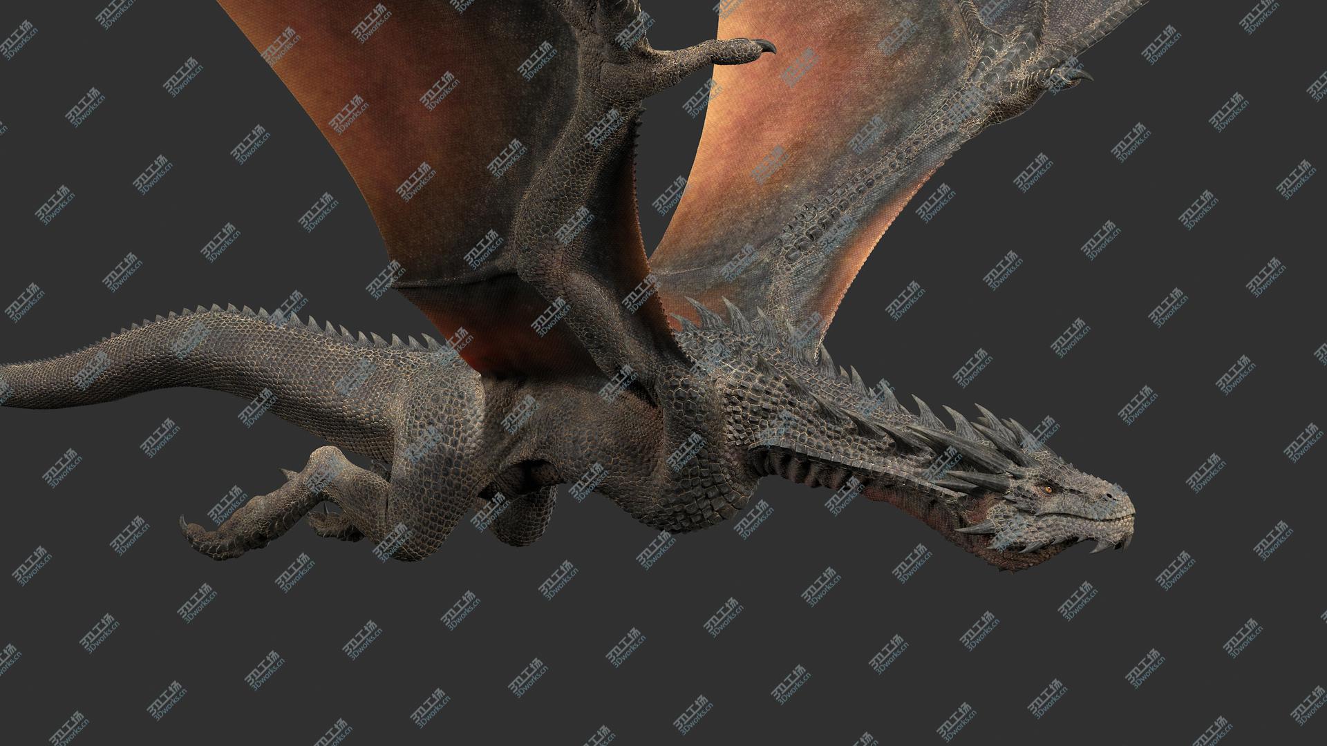 images/goods_img/20210113/3D Dragon Black Rigged/3.jpg